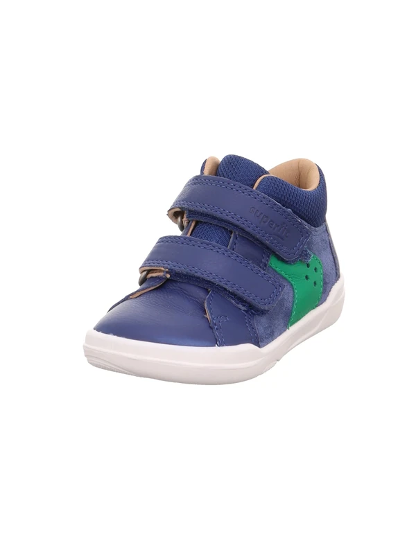 Superfit Boys Superfree First Walking Shoes, Blue Green 8000, 6 UK Child