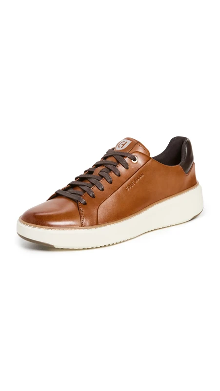 Cole Haan Men's Grandpro Topspin Sneakers, British Tan, 6.5 UK