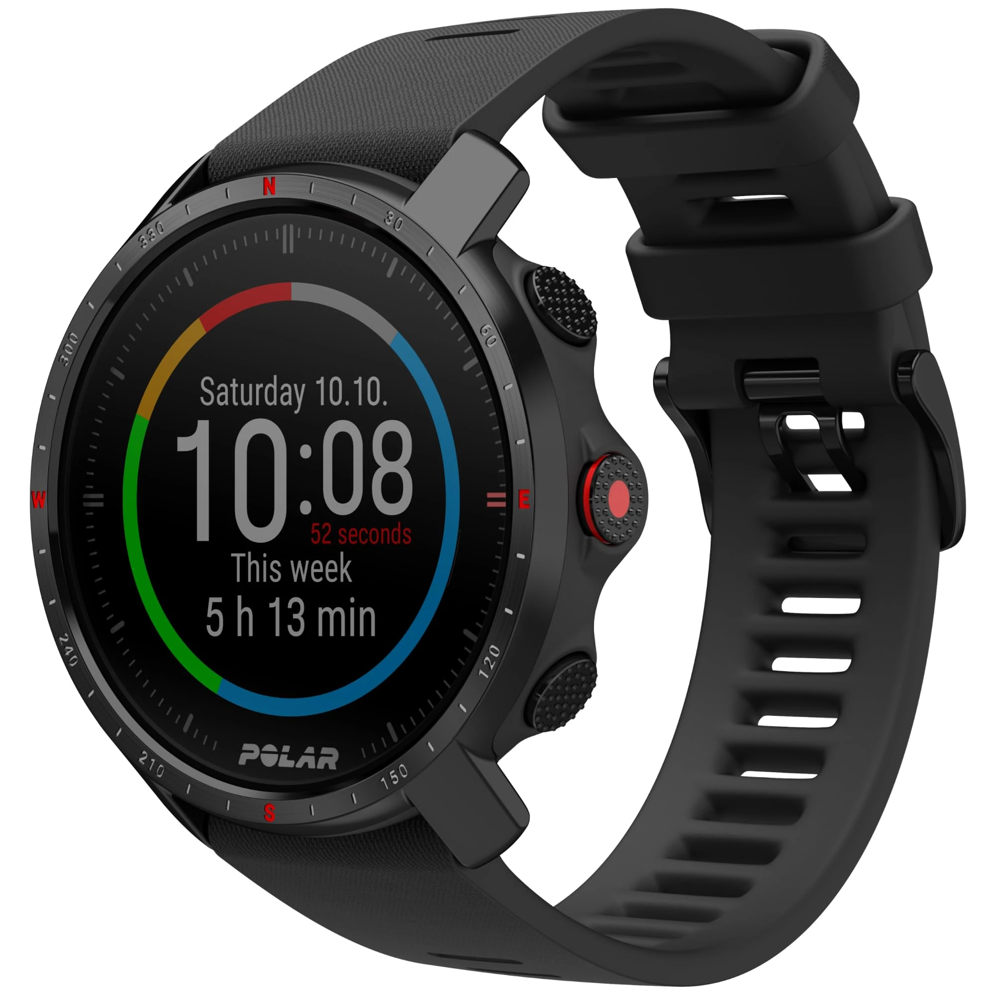Polar Grit X Pro - GPS Multisport Smartwatch - Military Durability, Sapphire Glass, Wrist-based Heart Rate, Long Battery Life, Navigation - Best for Outdoor Sports, Trail Running, Hiking