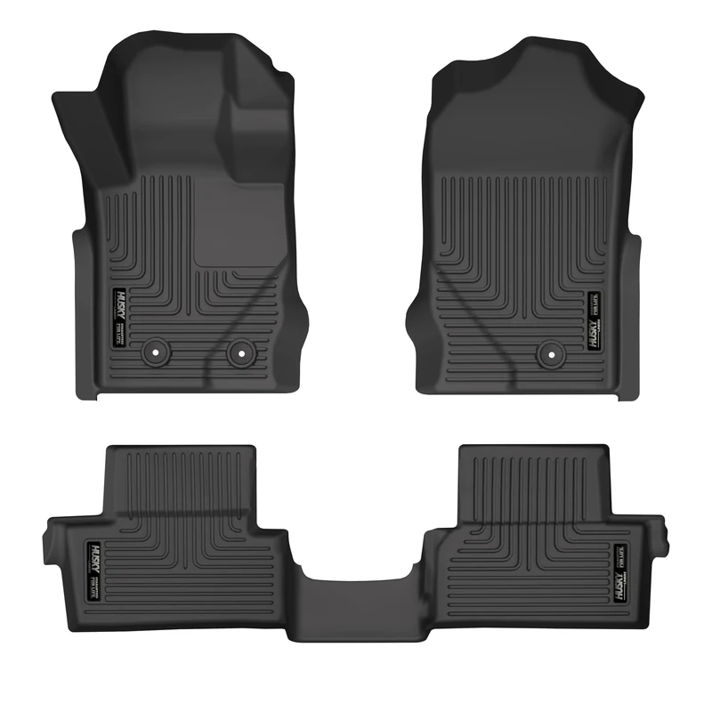Husky Liners Weatherbeater Series Front & 2nd Seat Floor Liners for 2021 Ford Bronco 2 Door 95311