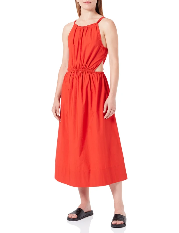 Sisley Womens Dress 4JOZLV00U Dress, Red 29L, 44