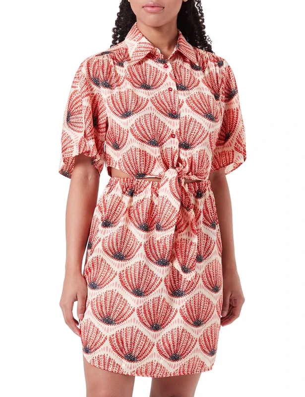 Sisley Women's Dress 4D9NLV01A, Multicolor 76U, 42