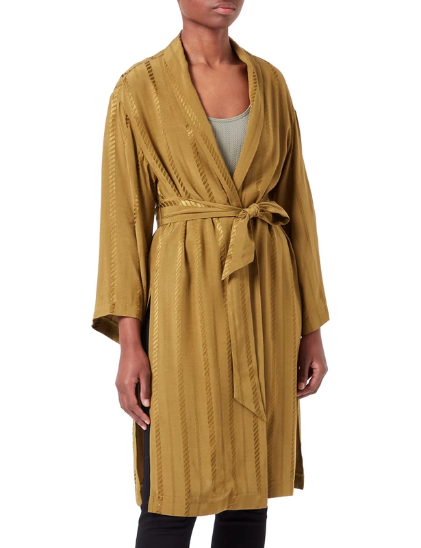 Sisley Womens Trench Coat 2Q1WLW00A Jacket, Green 950, 38