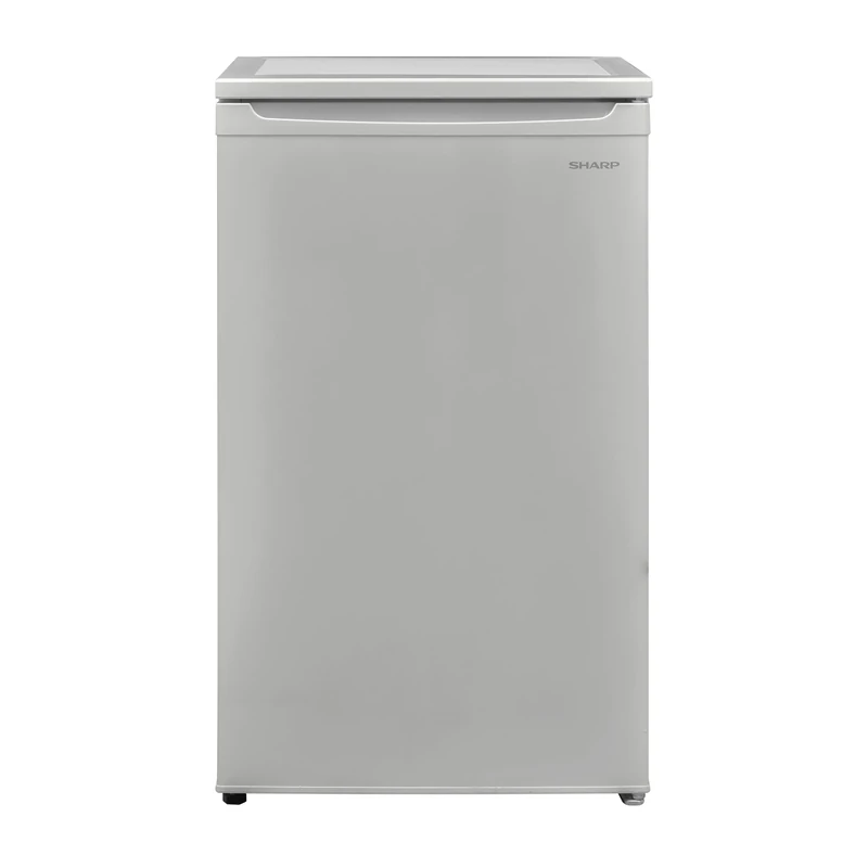 Sharp SJ-UF088M4S-EN, 48 cm, Freestanding, Under Counter Fridge, Freezer compartment, Auto Fridge Defrost, Reversible Doors, Silver Colour