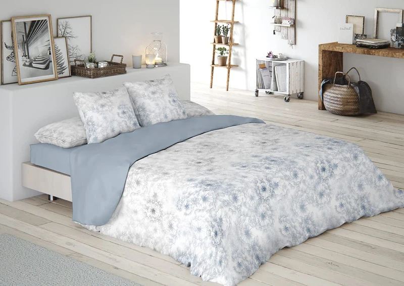 EL MUNDO Pierre Cardin Blue Duvet Cover 135 cm Jewel 100% Cotton