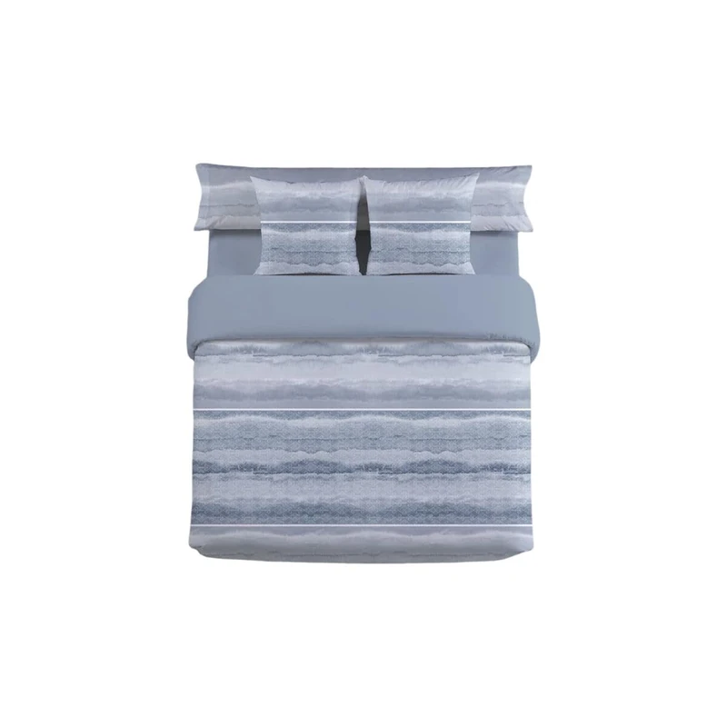 EL MUNDO Pierre Cardin Blue Duvet Cover for 180 cm Bed 100% Cotton