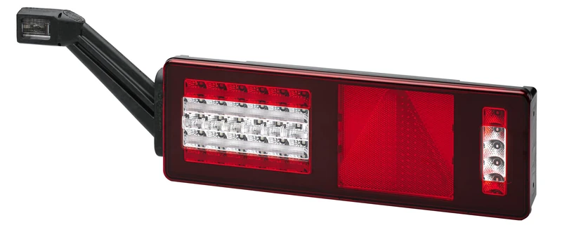 HELLA 2VP 340 970-531 Rearlight - LED - 24V - rectangular - mounting - ECE/ADR/GGVS - 7/2-pin connector - left - Piece - Quantity: 1