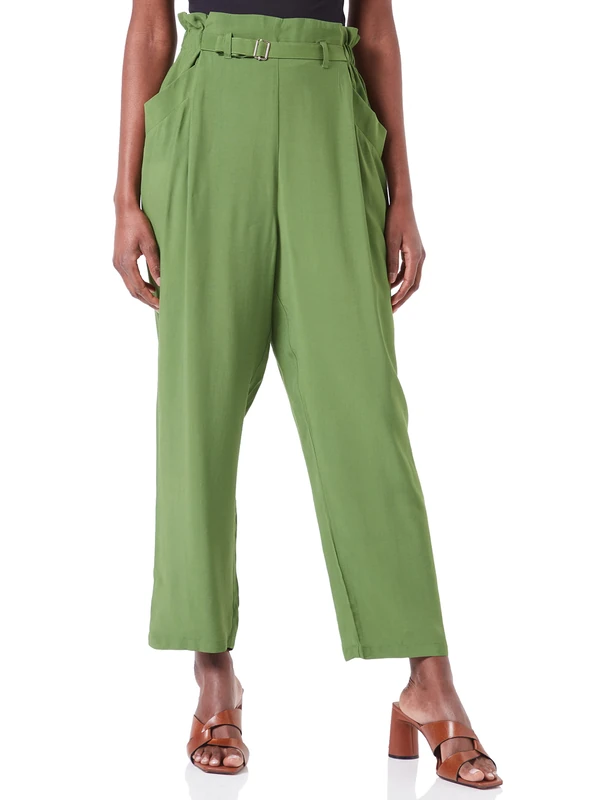 Sisley Womens Trousers 4B5FLF015 Shorts, 906 Verde, 48 - Image 1