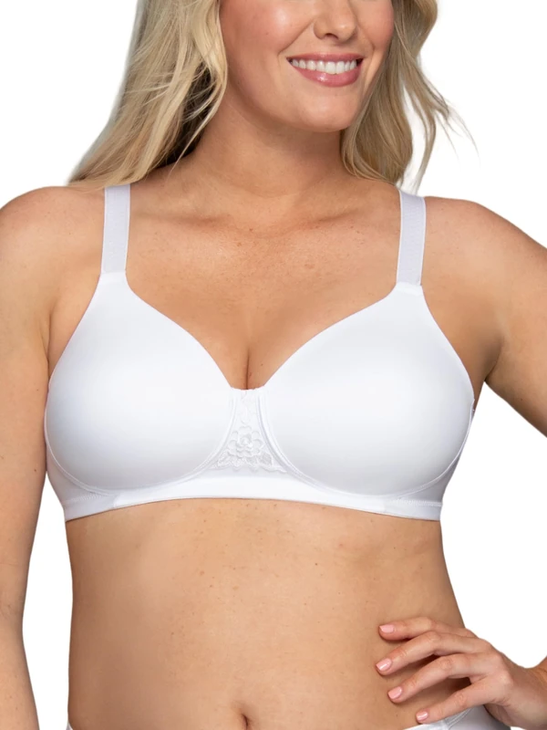 Vanity Fair Women's Beauty Back Smoothing Bra, Wirefree-White, 42H US