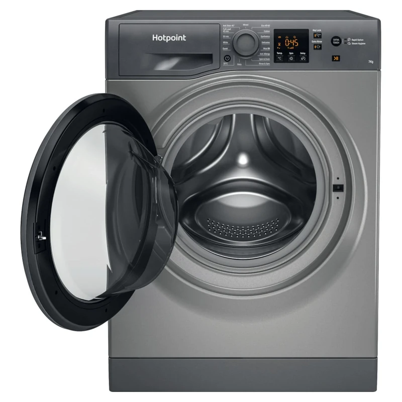 NSWF743UGGUKN Washing Machine 7Kg Load 14 Spin Graphite A