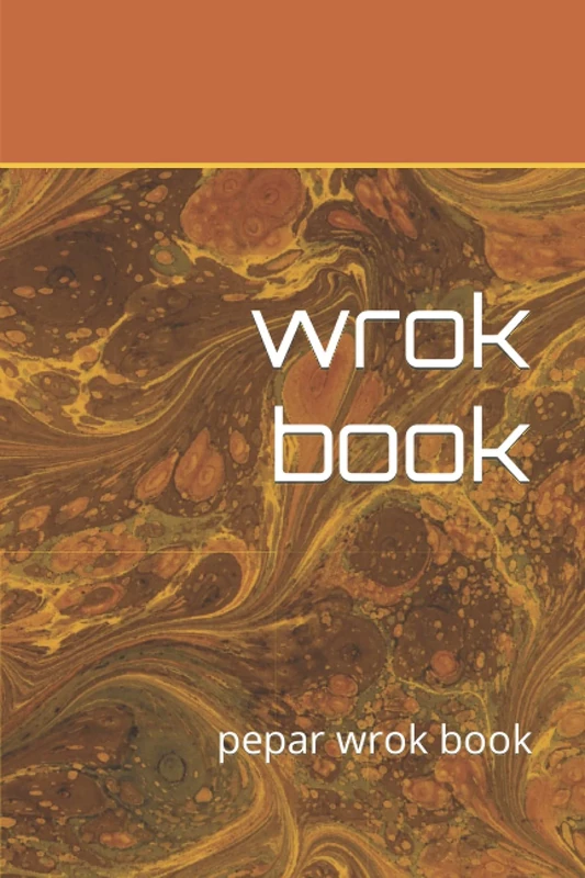 wrok book: pepar wrok book