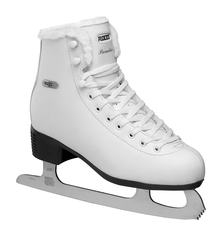 Roces Women's Paradise ECO-FUR Ice Skates, White, EU 39