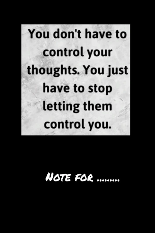 gdfgdfbbt-you dont have to control your thoughts - 120 pages College Ruled Notebook Lined School Journal for girl boy teen