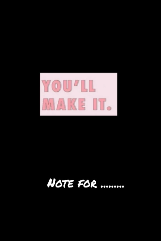 gggertr-you make it - 120 pages College Ruled Notebook Lined School Journal for girl boy teen