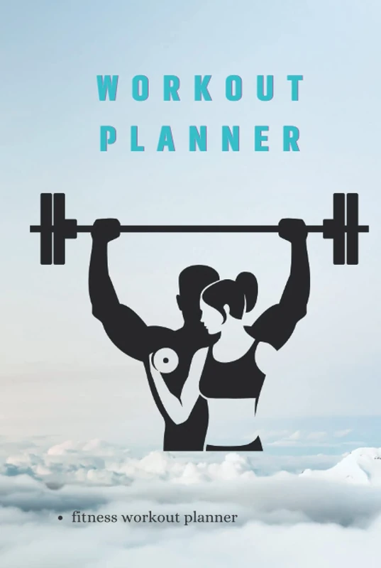 Workout planner fitness workout planner: size ; 6 x 9 100 pages - Gym . and training Diary -Set Goals, Track 100 Workouts and Record Progress
