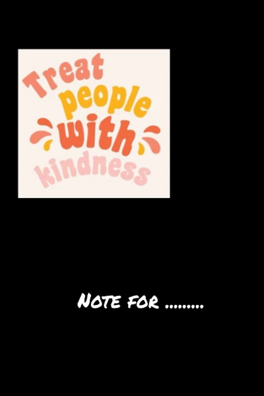 qwqffutye-treat people with kindness - 120 pages College Ruled Notebook Lined School Journal for girl boy teen