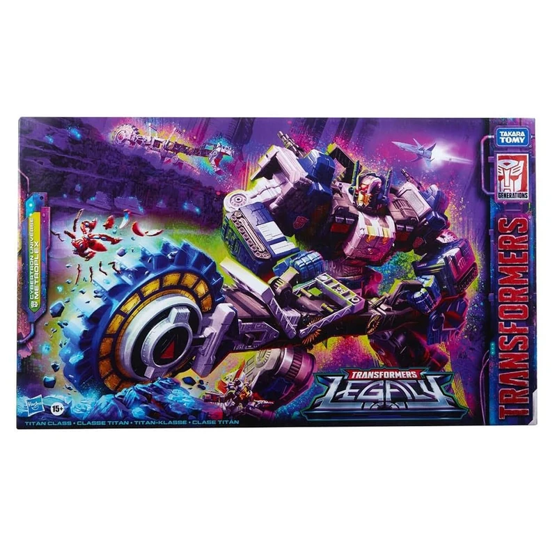 Transformers F2986 Toys Generations Legacy Series Titan Cybertron Universe Metroplex Action Figure, Ages 15 and Up, Multicolor, 55.5 cm