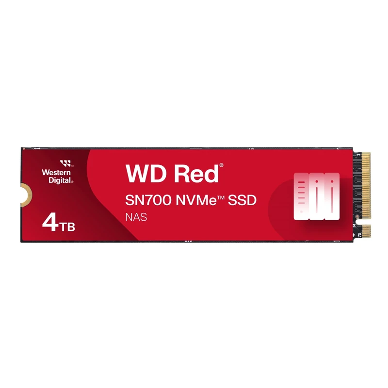 WD Red SN700 4TB NVMe SSD for NAS devices, with robust system responsiveness and exceptional I/O performance