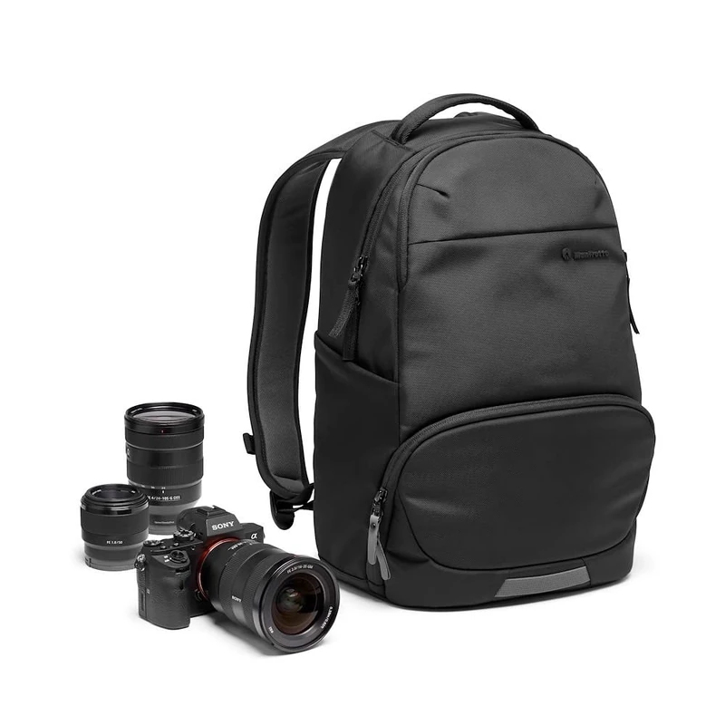 Manfrotto Advanced Active III Camera and Laptop Backpack, for Reflex/Mirrorless Camera with Lenses, Interchangeable Padded Dividers and Tripod Attachment