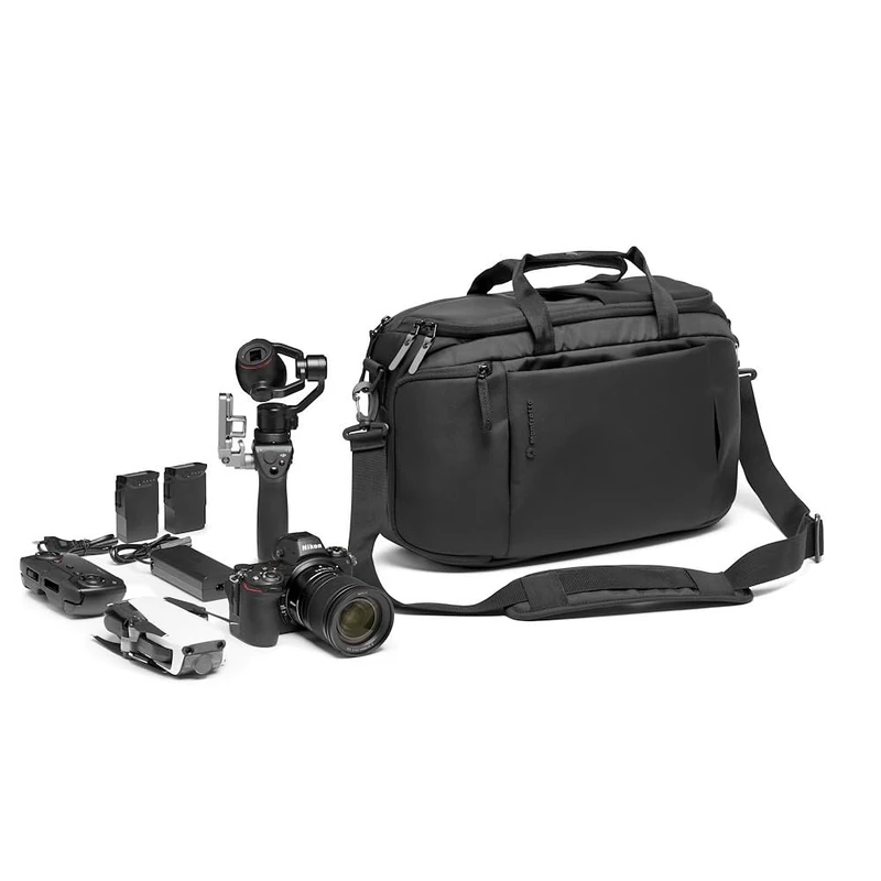 Manfrotto Advanced Hybrid III Professional Camera Backpack Suitable for Mirrorless with Lenses and Laptop, Convertible to Shoulder Bag, with Tripod Mount and Removable Camera Unit