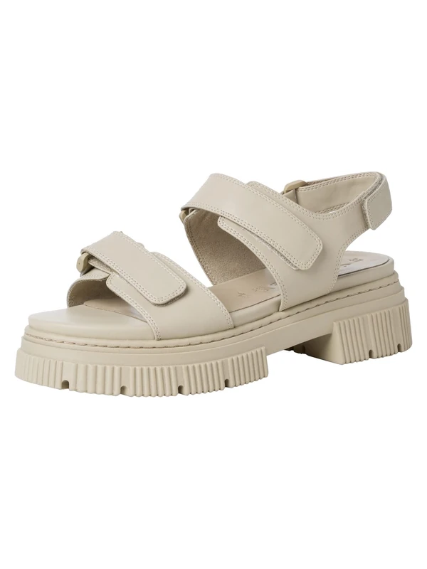 Tamaris Damen 1-1-28273-38, Wedge Sandal, PALE KHAKI,