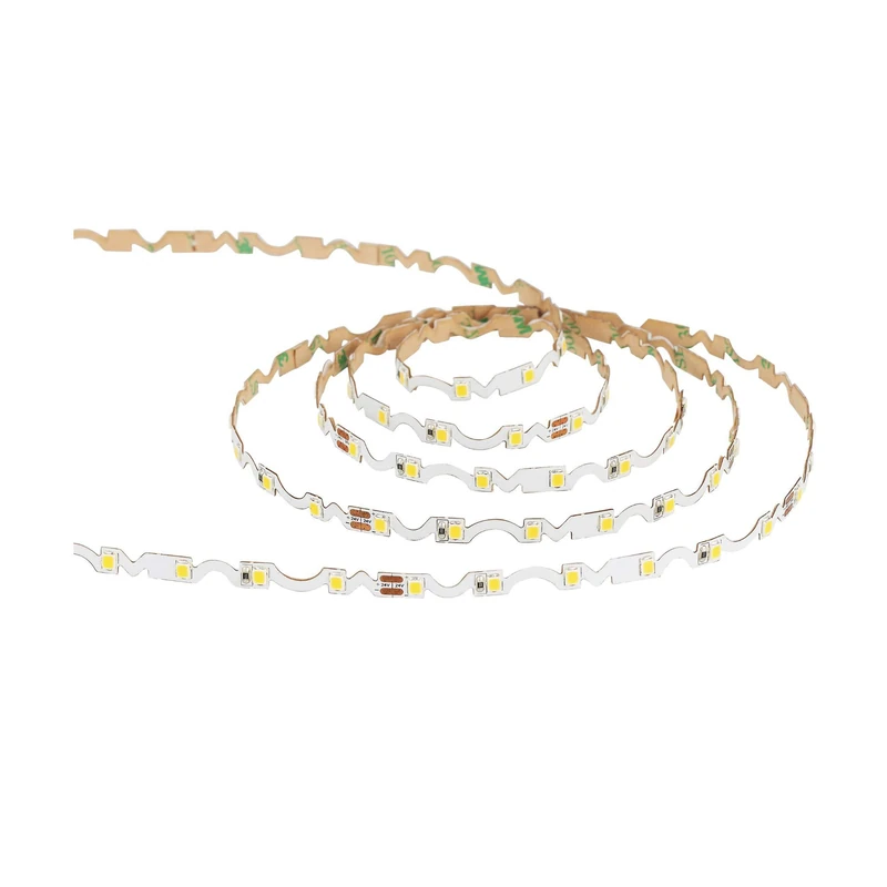 Eglo LED Strip Light Flexible Stripe, self-Adhesive and shortenable lightstrip, Warm White Room Lighting, Rope Lights Made of White Plastic, 8 m