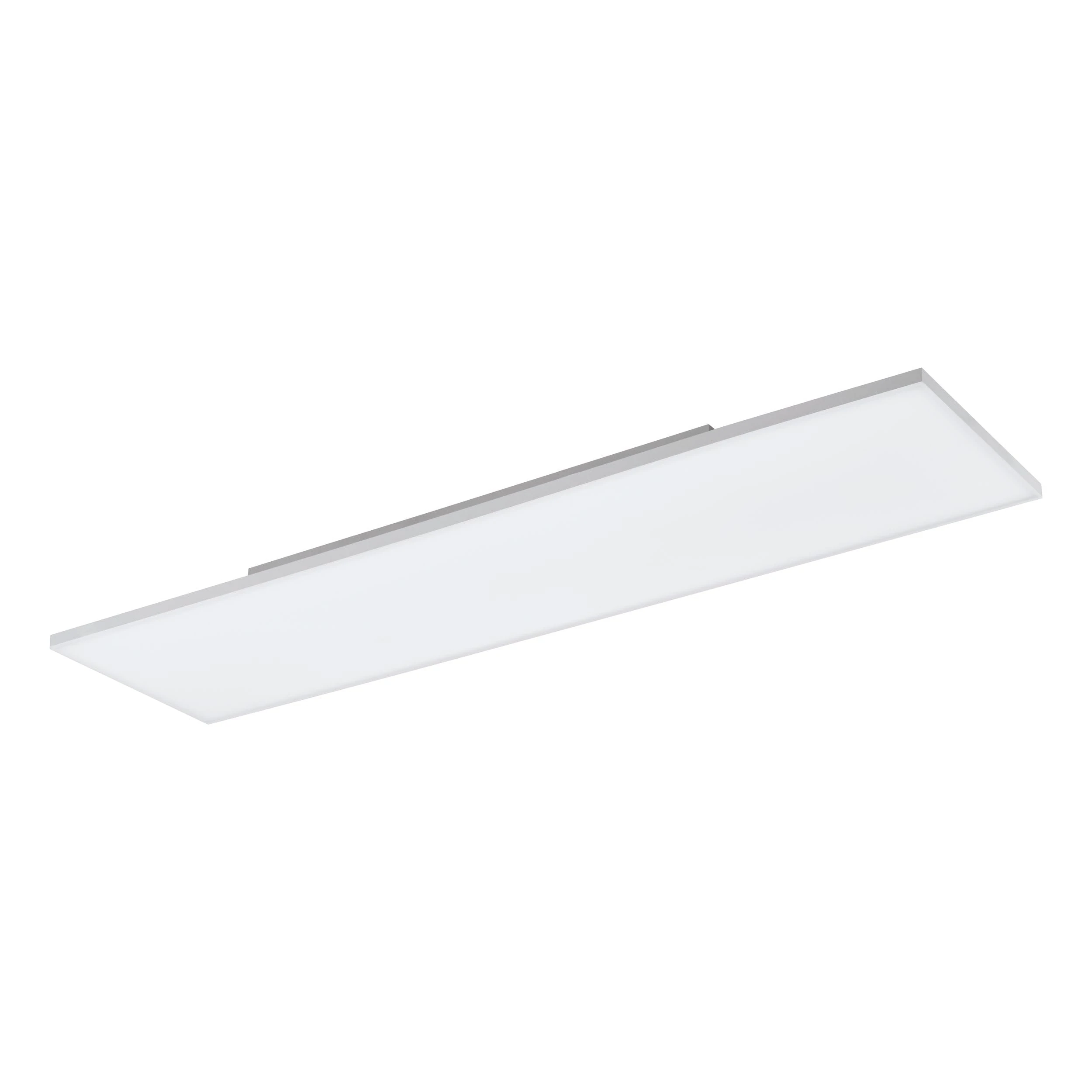 Eglo LED Flush Ceiling Light Turcona-CCT, dimmable Lighting with Remote Control, Colour Changing (Warm, Neutral, Cool White) LED Panel Made of Metal and White Plastic, 47 inches