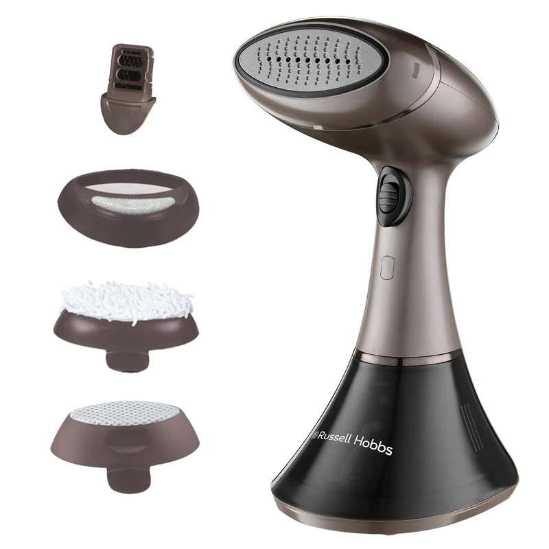 Russell Hobbs Handheld Clothes Steamer, 1800W, Ceramic, 32g and min