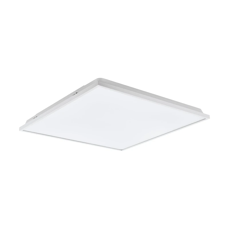 Eglo Flush Ceiling Light Urtebieta, LED Panel Made of Metal with a White Illuminated Surface, Kitchen and Office lamp, Neutral White, 23 inches