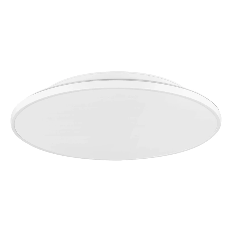 Eglo LED Flush Ceiling Light Crespillo, Bright Lighting Made of White Plastic, Kitchen and Office lamp, Neutral White, Ø 33.1 inches