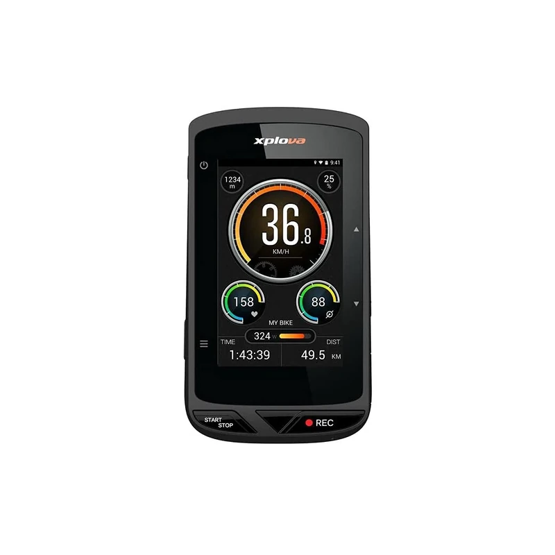 XPLOVA X5 Evo Unisex Adult GPS - Black, 110 x 62 x 23 mm - Image 1