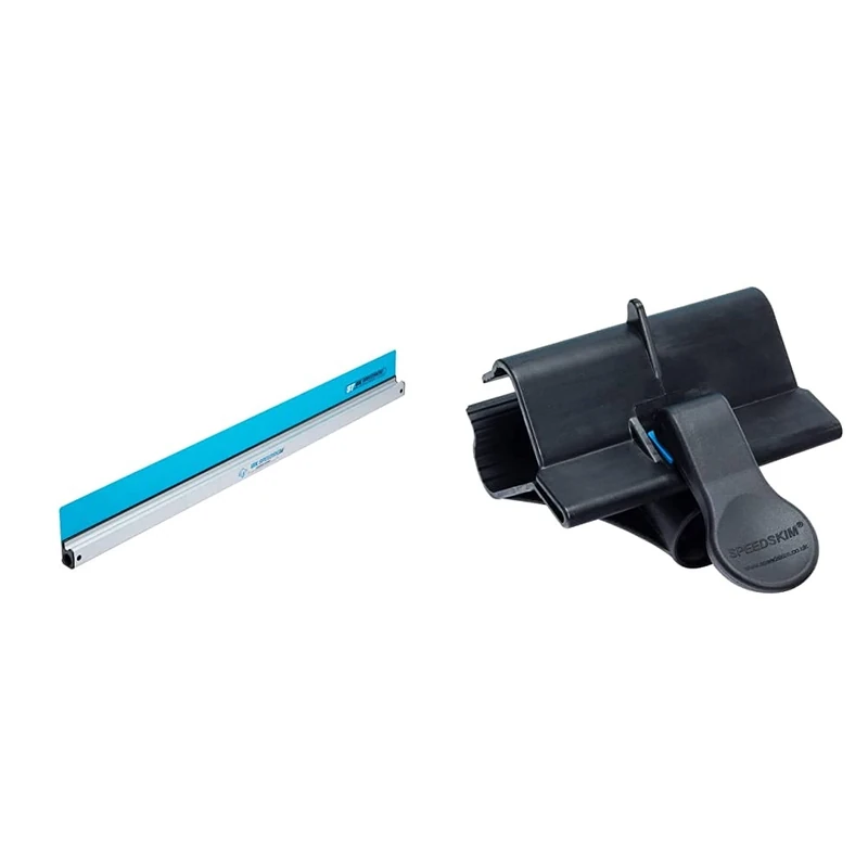 OX Speedskim Semi Flexible Plastering Rule - ST 1200mm & OX Speedskim Universal Pole Attachment