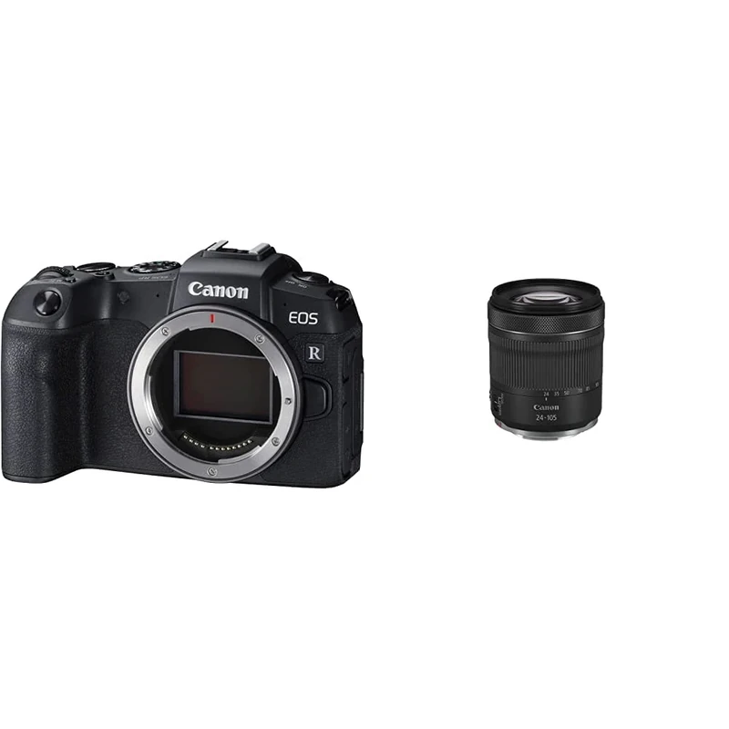 Canon EOS RP - Lightweight Full Frame Mirrorless Camera (4K movies and vari-angle touchscreen, 26.2 Megapixels, Dual Pixel CMOS AF, Eye AF, Wi-Fi) & RF 24-105mm f/4-7.1 IS STM