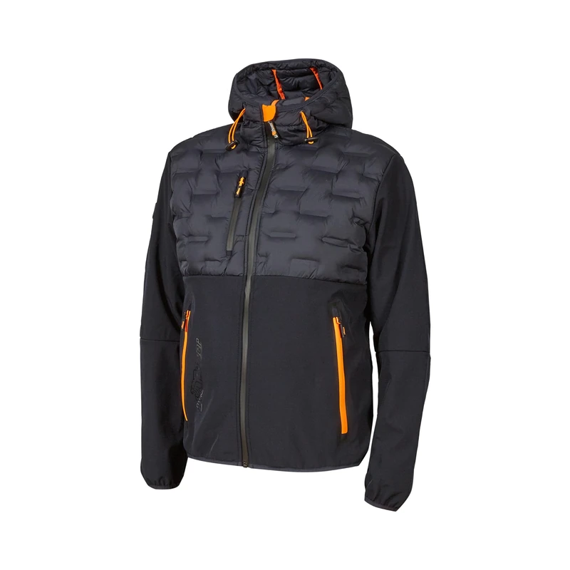 U-POWER | Giacca da Lavoro Uomo con Zip SPOCK, Ibrida, Traspirante e Antivento, 96% poliestere 4% spandex