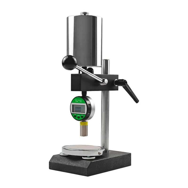 Shore Durometer D Digital Shore Hardness Tester Meter with Stand Shore D Durometer Rubber Tester for Testing Plastics Various Rubbers - Image 1