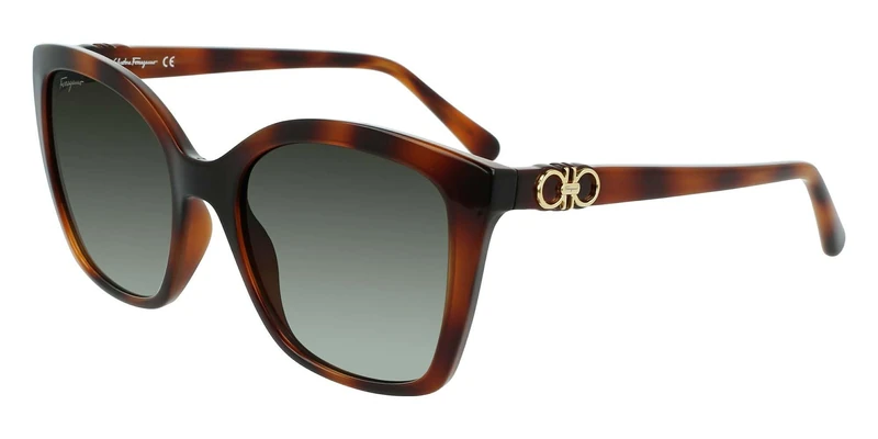 Salvatore Ferragamo SF1026S 47549 Acetate 214 tortoise, Standard, 54
