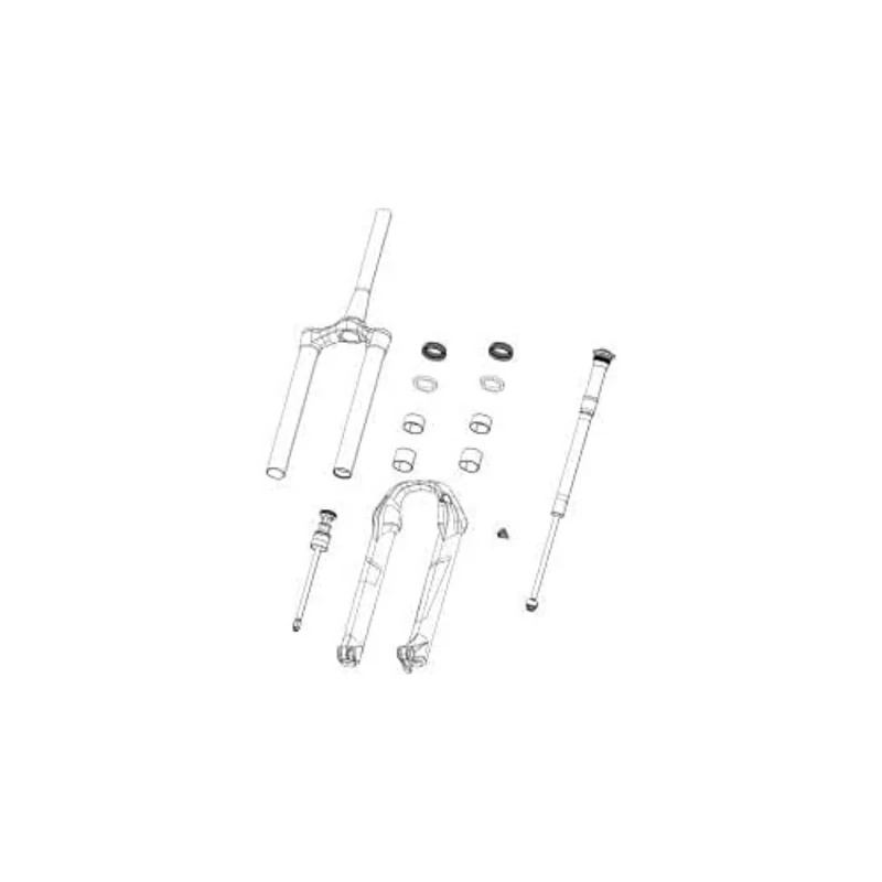 RockShox, CSU ZEB DPA 44OS 63OD 1.5 DFB Unisex Adult, Black, Unique