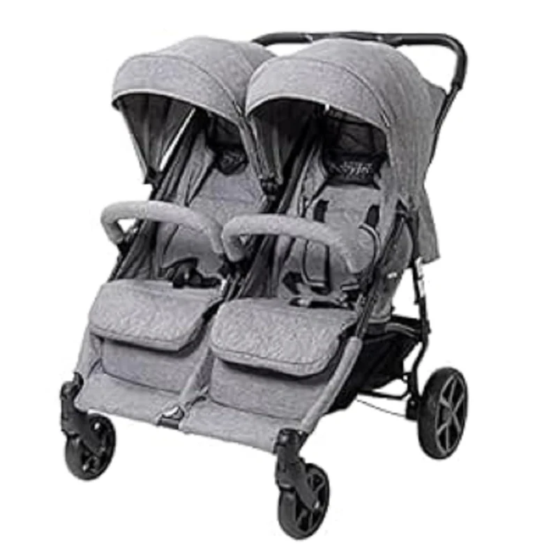 Babytrold - OS2 Twin Pushchair - Grey Denim
