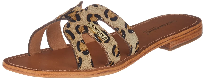 LES TROPEZIENNES PAR M. BELARBI Women's HADAMIA Sandal, Leopard, 5.5 UK