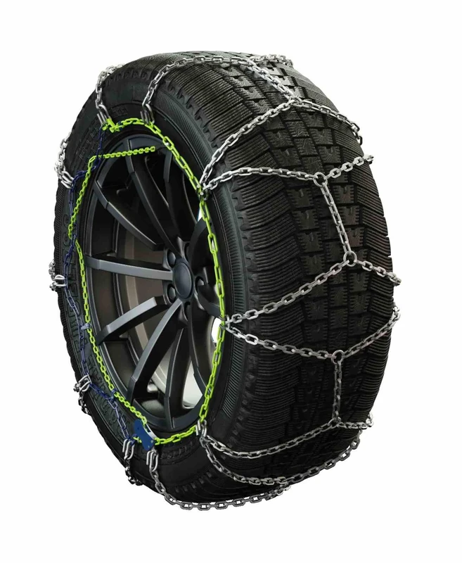 Veriga PC9-070 Pro Compact 9 mm Snow Chains Set (1 Pair = 2 Pieces) Manual Voltage for Cars