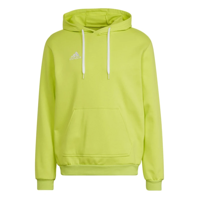 adidas Men's Entrada 22 Hoodie - Semi Sol Yellow, 70% Cotton