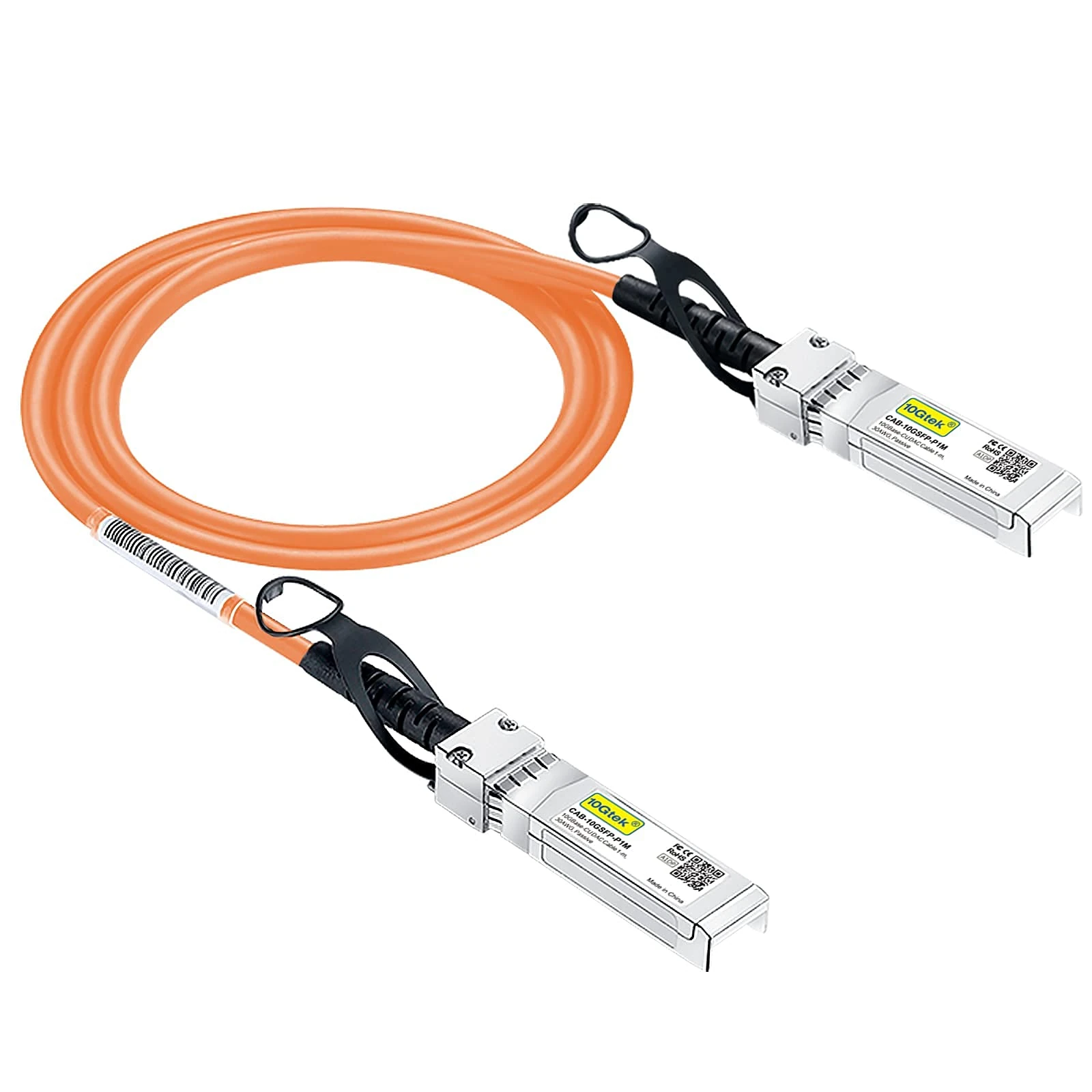 Cisco 10G SFP+ DAC Cable - 0.5-Meter (1.65ft), Twinax SFP+ Cable Compatible for Cisco, Ubiquiti, D-Link, TP-Link, Netgear, Zyxel, Mikrotik and More