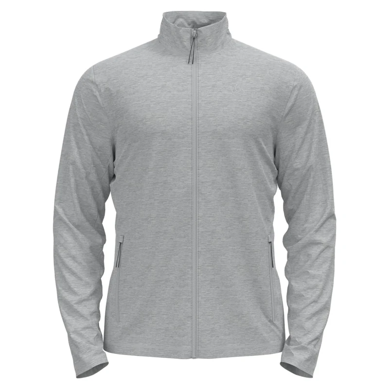 Odlo Men Long-sleeved shirt with zipper BERRA, grey melange, XXL