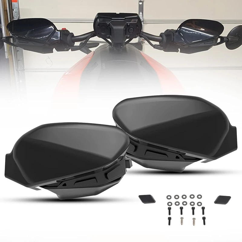 Ryker Black Handguards Protector Air Deflector,A & UTV PRO Plastic Hand Guards Wind Deflector Kit Compatible with Can-Am Ryker All Models Accessories (2PCS, Replace #219400894)