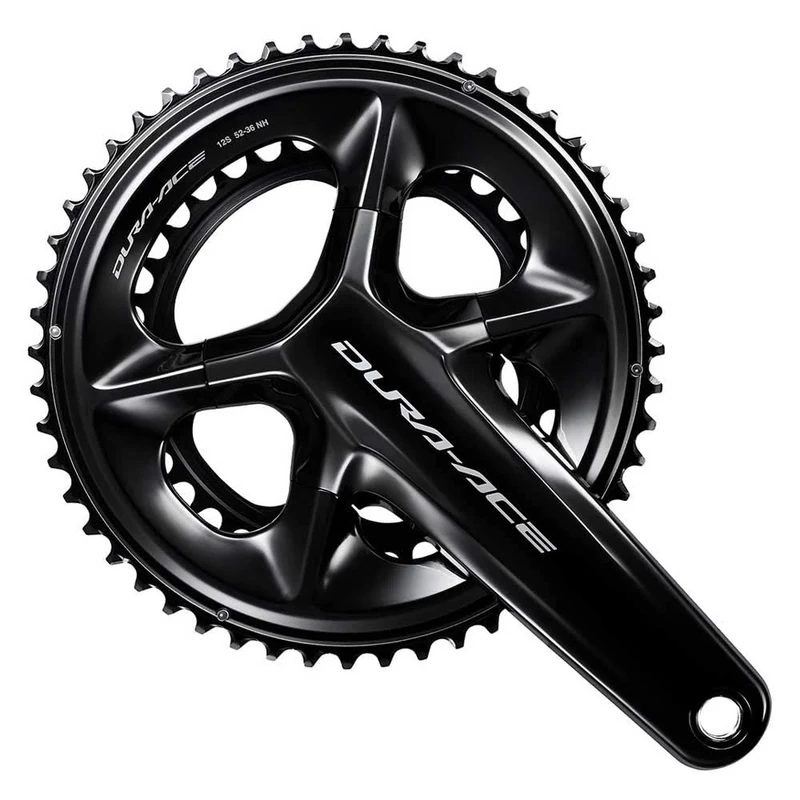 SHIMANO JG.BIE/PL.SH.Dura-Ace 110BCD 165 50x34 2x12V Car Cranksets, Sport, Black (Black), One Size