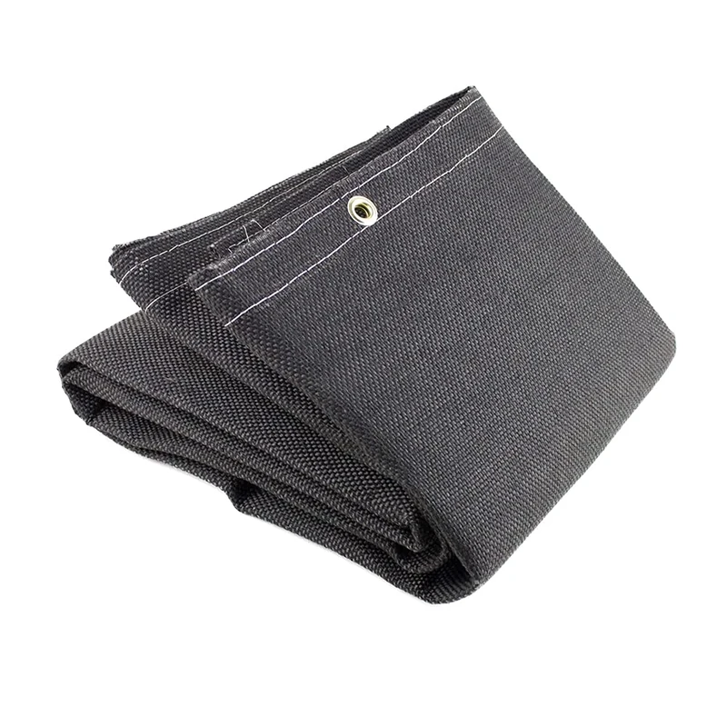 Jackson Safety Welding and Grinding Protective Blanket Fiberglass Vermiculite, 2m x 1m 650°C working temp, with grommets for hanging J2722