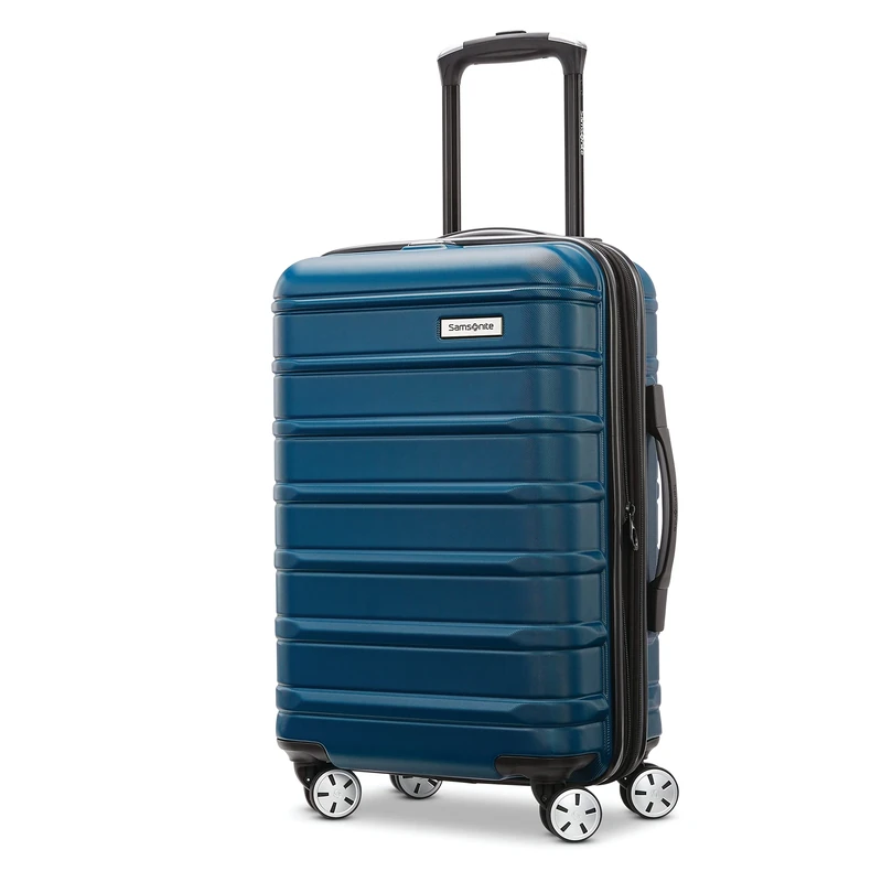 Samsonite Omni 2 Hardside Expandable Luggage with Spinner Wheels, Lagoon Blue, Checked-Large 28-Inch, Omni 2 Hardside Expandable Luggage with Spinner Wheels