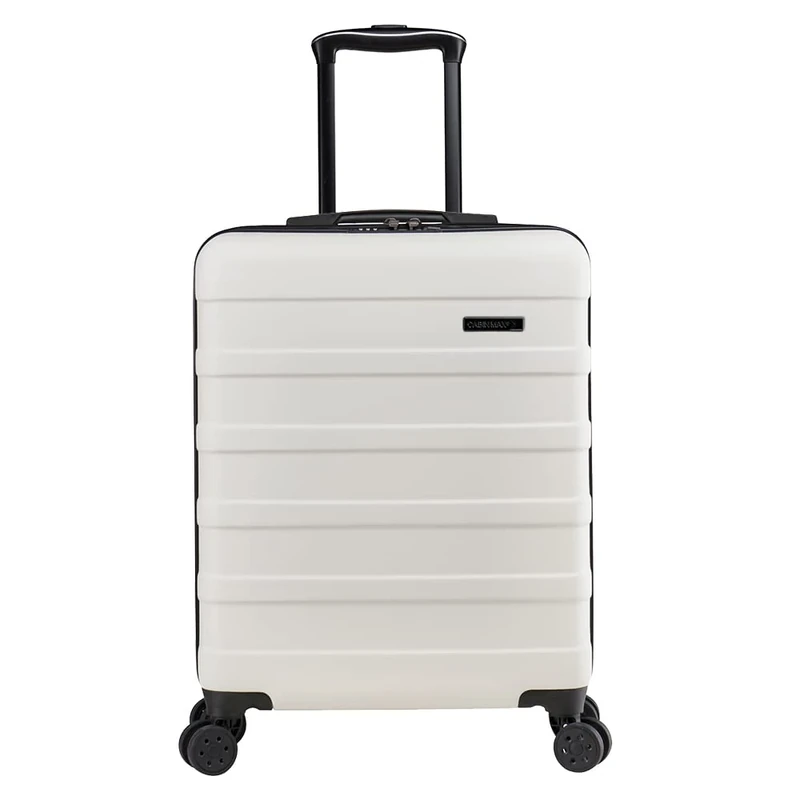 Cabin Max Anode 55x40x20 Cabin Suitcase, Built in Lock, Lightweight Carry On, 8 Wheels, Wet Pocket, Suitable for Ryanair, Easyjet, Paid Hand Luggage Carry-Ons (55 x 40 x 20 cm 40l)