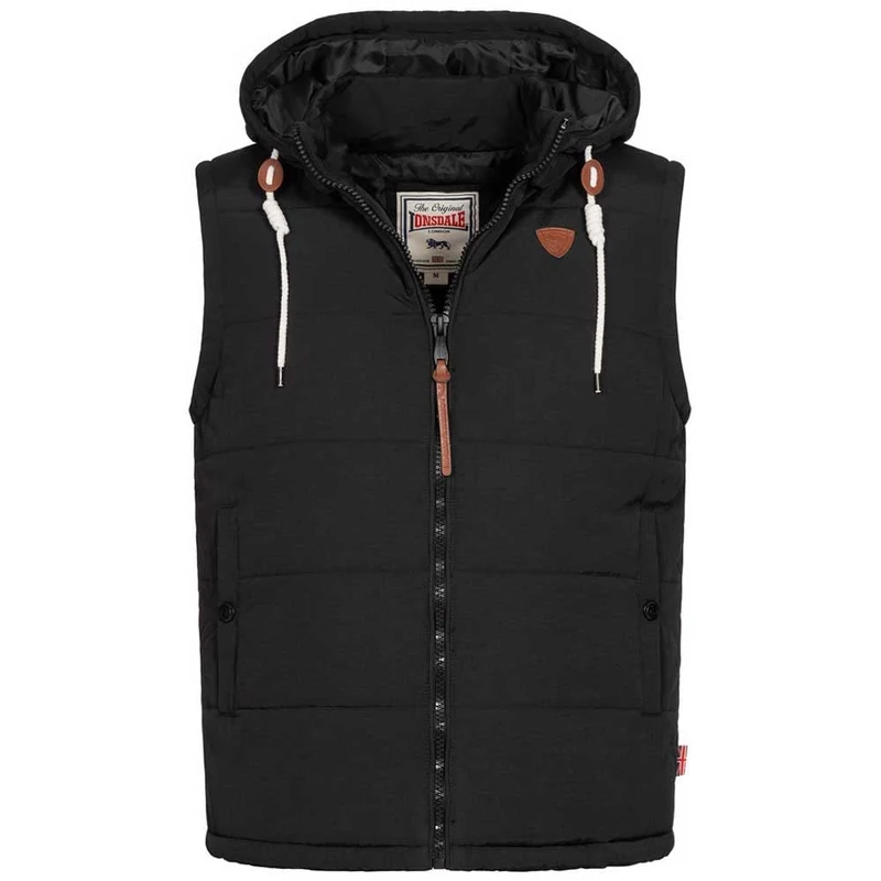 Lonsdale men's vest with hood POLMEAR S