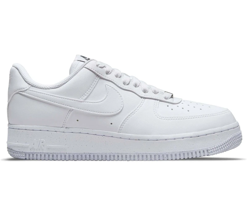 Nike DC9486-101 Air Force 1 '07 Next Nature Women White/White-Black-Metallic Silver UK 2.5